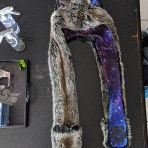 Collectors Edition GrayWolf Galaxy Spirithood